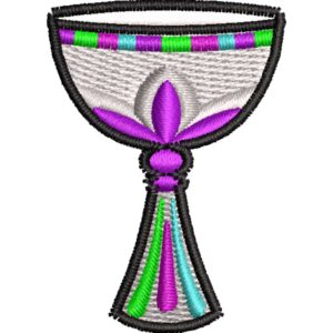 Archivo de Bordado Religioso – Copa en Tonos Plata, Morado, Verde y Celeste (3 tamaños)