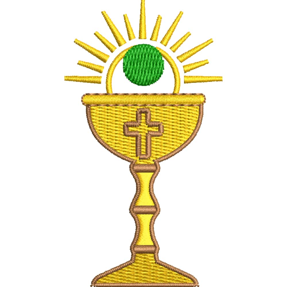 Archivo de Bordado Religioso – Copa con Luz Divina (3 tamaños)